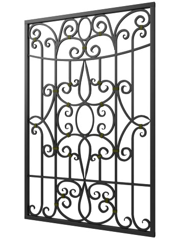 Кованая решетка №287